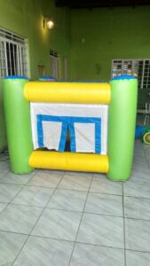 Pisicna de bolinhas inflavel modelo cubo